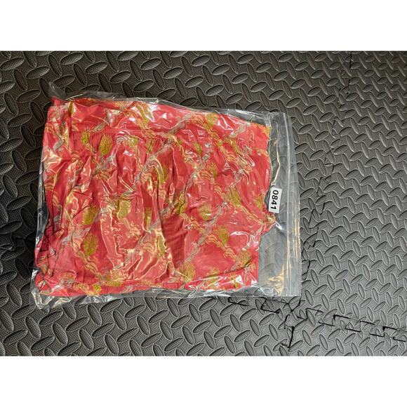 Fragnard Parfumeur Orange Red‎ Yellow Button Dress Womens One Size Anthropologie - Picture 6 of 6